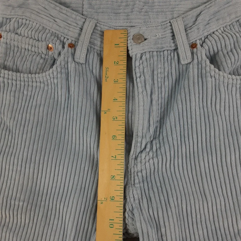 Levis 512 Slim Taper Corduroy Pants Mens 32x30 Light Blue 28833-1059